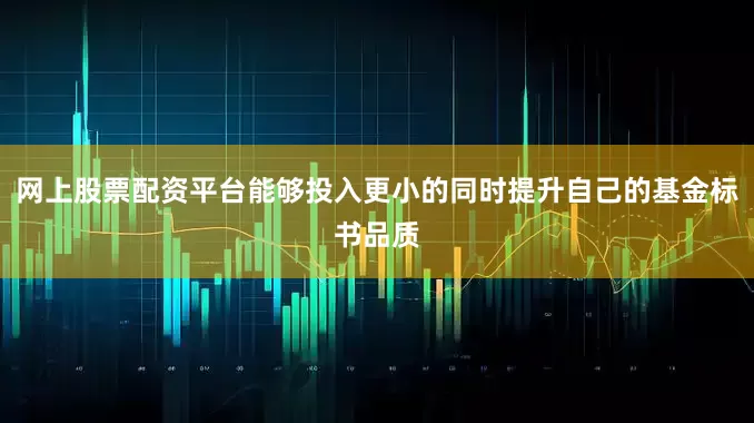 网上股票配资平台能够投入更小的同时提升自己的基金标书品质